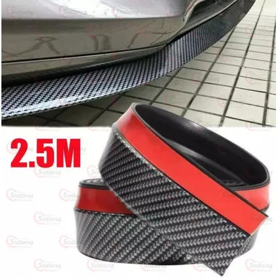 Молдинг Бампера Samurai 250x5см 3M Скотч Карбон 2