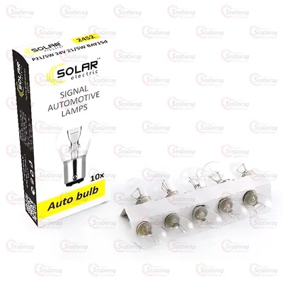 Лампа розжарювання P21/5W 24V Solar 2452
