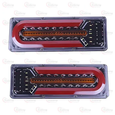 Ліхтар задній 41см 12-24V прямокутний LED (G Wagon) (2шт)