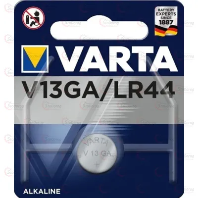 Батарейка ТАБЛЕТКА LR44 VARTA 1шт