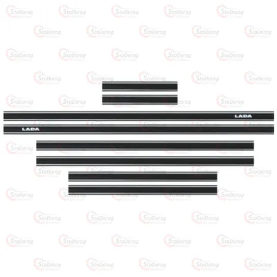 Молдинг Кузова Lada 2101,2107 2 Смуги Хром Вузький Sahler SH 506