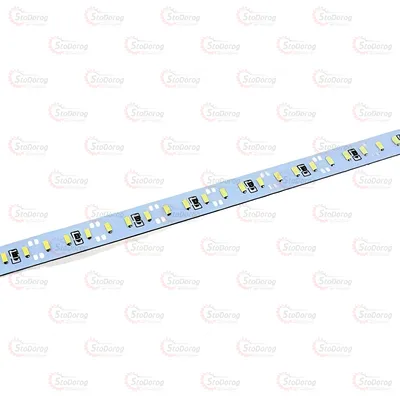 Стрічка діодна 12v 25см біла (4014) 36LED ефект суцільної стрічки