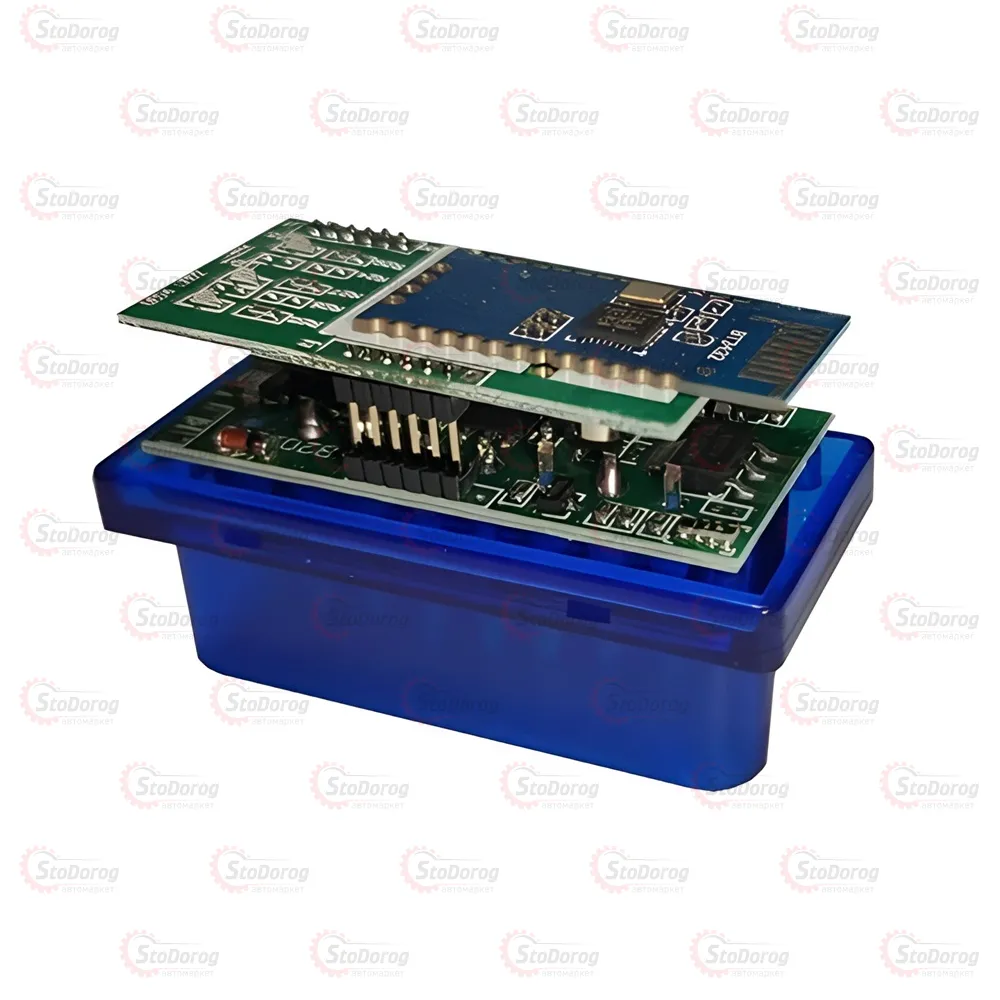 Діагностичний сканер ELM327 Bluetooth 2 плати OBD2  - фото 1