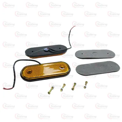 Ліхтар маркерний 117x48x10мм помаранчевий 20 LED BD-0024A (12v/24v) MEGALIGHT