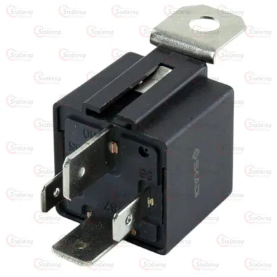 Реле 12V 4конт. 70А З кронштейн Skadi 2