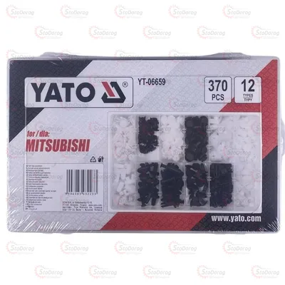 Набор Клипс MITSUBISHI 370 шт YT-06659