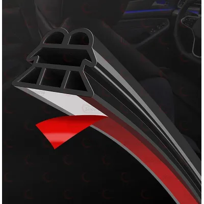 Ущільнювач K-type 11*10мм 1 п.м EPDM (3x слойний) 2