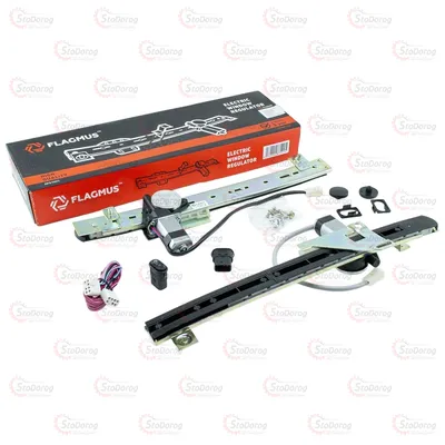 Склопідіймачі Електричні 2108-13 Передні Рейкові з Моторами (Flagmus)