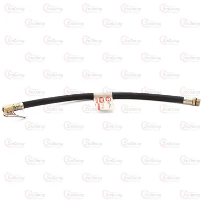 Шланг для пістолета підкачування 1/4 38см з наконечником євро Intertool PT-0511