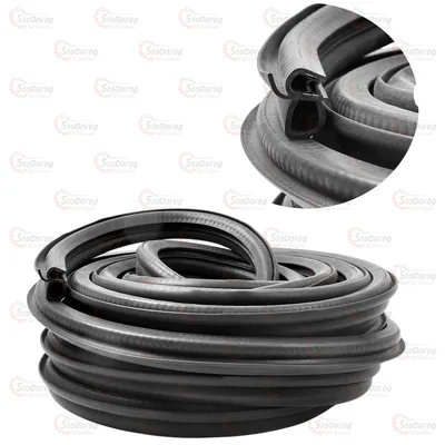 Ущільнювач 14*26мм 1 п.м (На Кромку) EPDM XC012