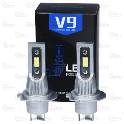 Лампа LED H7 V9
