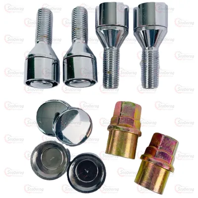 Болт секретний 12x1.5x28 Конус рухоме кільце ключ 17-19 Korex