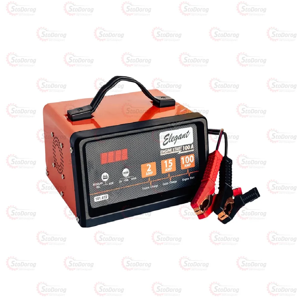Зарядно-пусковий пристрій Elegant 15А 12v цифрова панель 101 415  - фото 1