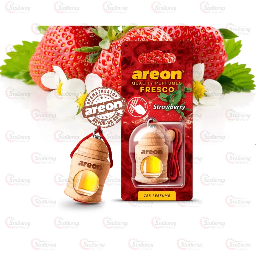 Ароматизатор - Areon Fresco - Strawberry  - фото 1