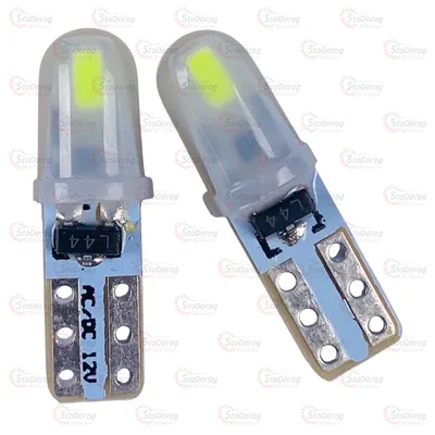 Світлодіод LED W1,2W T5 12V Насіння Зелений 3-діода