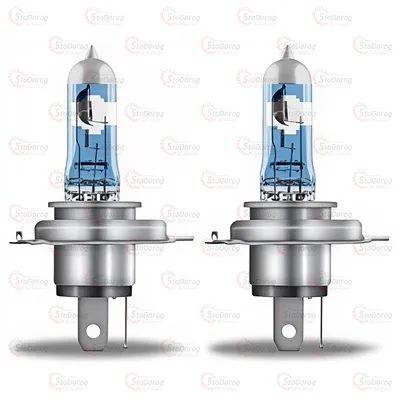 Лампа галогенна H4 12V 60/55W Osram Night Breaker +110% OSRH3-110 2