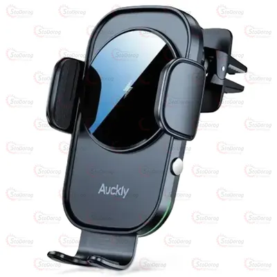 Автотримач Телефону в дефлектер, швид. заряд 15W \\ Auckly CW 15