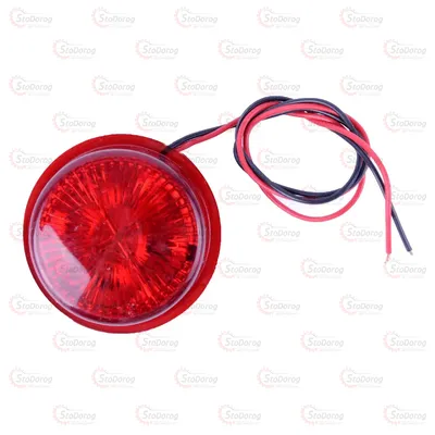 Вставка В Габарит Ріжки 24v Червона 5LED D-4.5см MRT Л-002