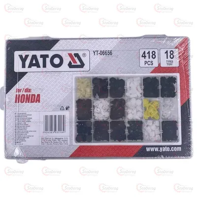 Набір Кліпс HONDA 418  шт YT-06656
