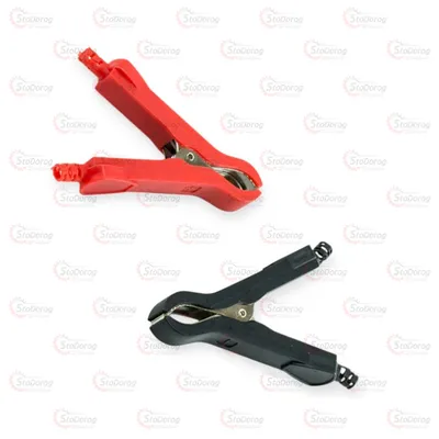 Затискачі клеми АКБ (крокодили) (+/-) 7.5см ширина 4.8см 30А