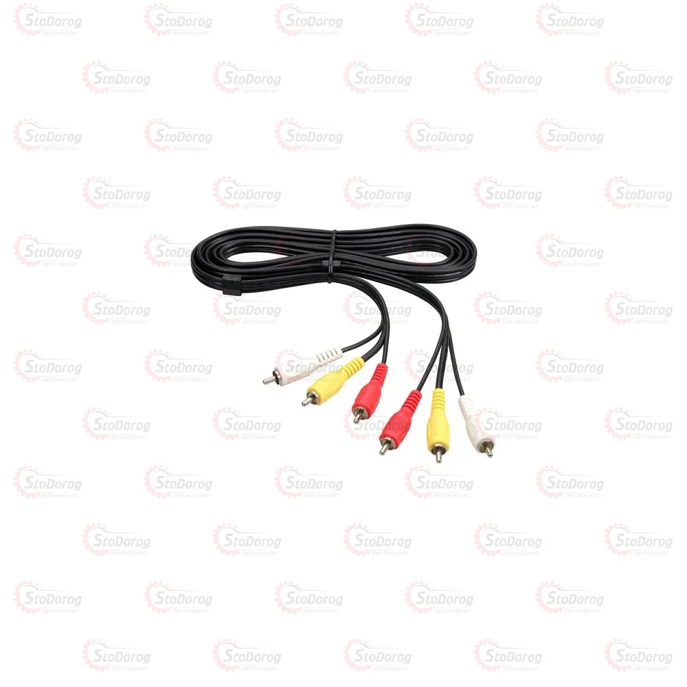 Кабель Акустичний 3RCA To 3RCA 3м Black 