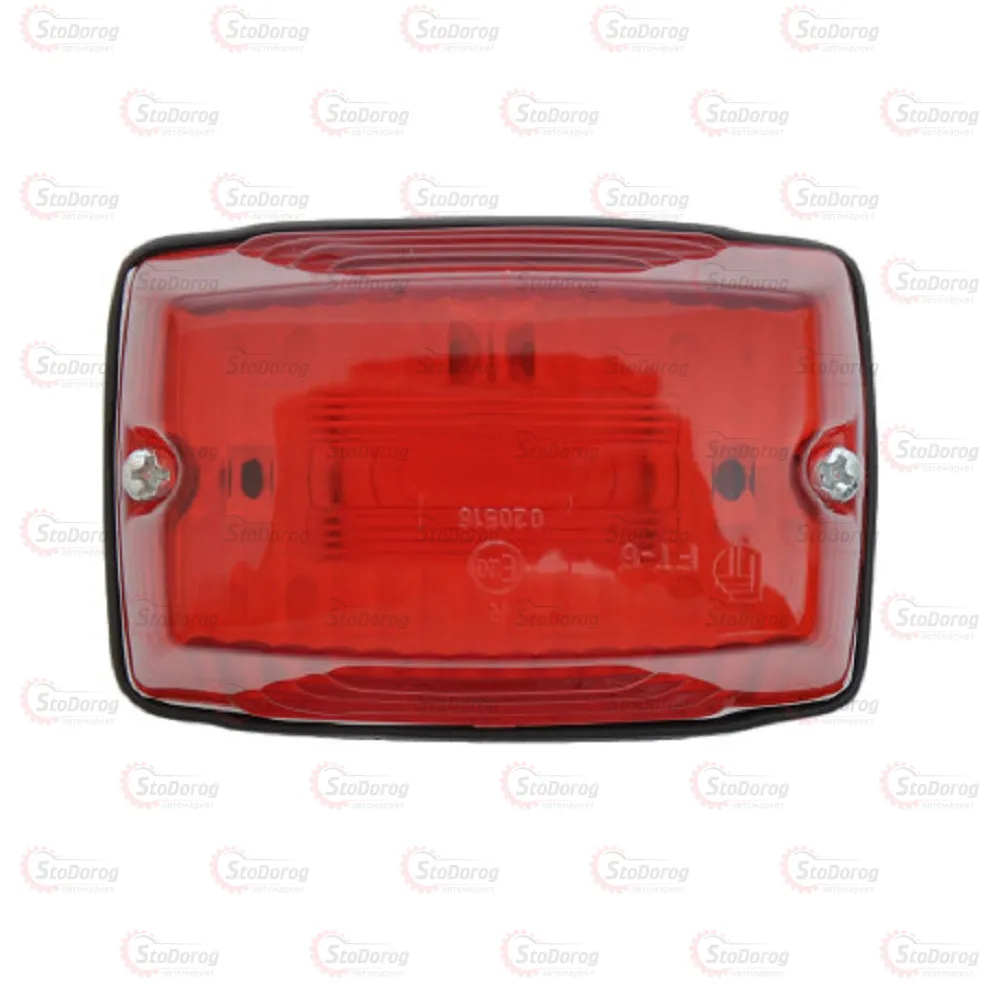 Ліхтар Маркерний 95x65x40мм Червоний 2 Болти FT-006C 55648 