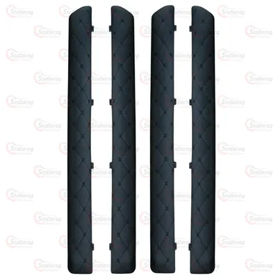 Батони (Накладки Дверей) 2101-07 РОМБ Чорний