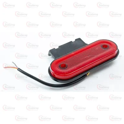 Габарит - Червоний 12/24V 120x45мм Led NEON З Рамкою (AutoLight) AL-0031-R