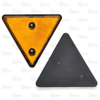 Катафот Трикутний Жовтий 170х140х7 Yuce YP-11 1шт