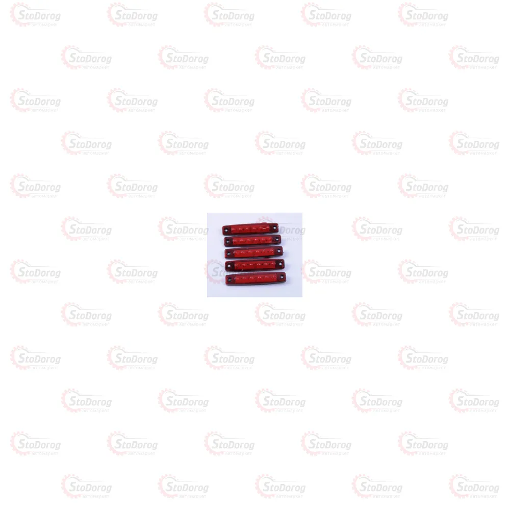 Габарит - Червоний 12/24V 100х20мм 6-Led ТН-612  - фото 1