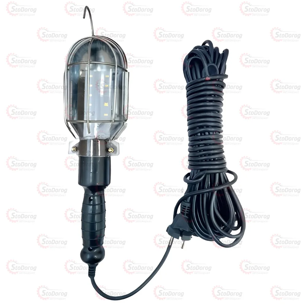 Переноска Діодна 14 LED 220B, 10м, гачок, 630lm PGS-10M 