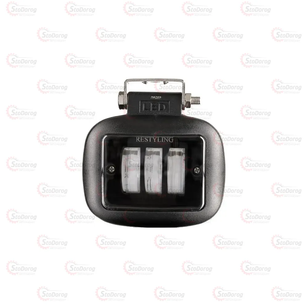 Фара-LED Квадрат 45W10-30V Ж/Б Перевернута 