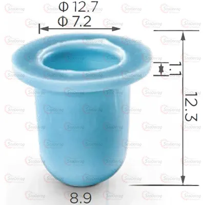 Кліпса молдингу Audi BMW Fiat Lancia Skoda Seat VW 2