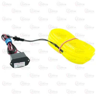 Стрічка LED NEON в салон 12V салатовий 3м
