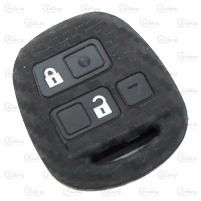 Чохол Для Ключа Силіконовий Toyota ZB 3 Carbon 1007 (3885)