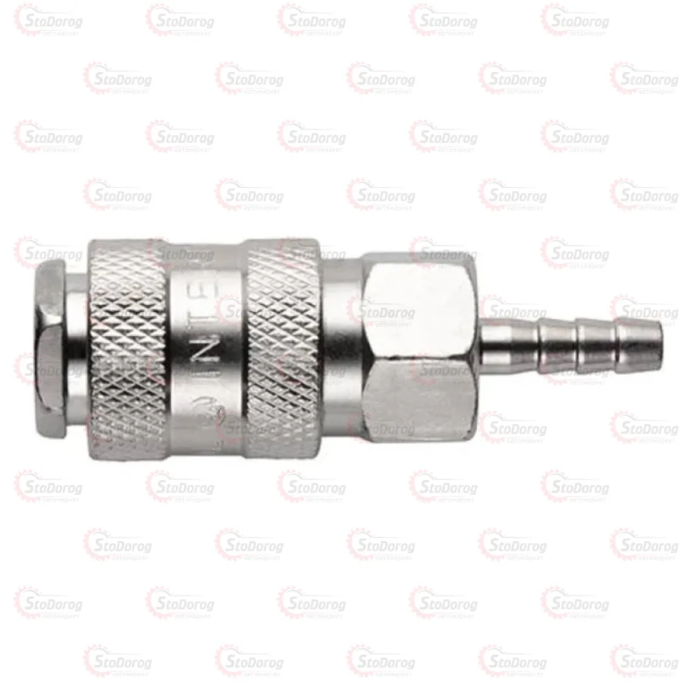 Быстроразъемное Соединение 6мм На Шланг Intertool PT-1801  - фото 1