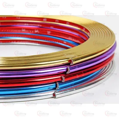 Молдинг На Решітку, Диски 9мм*1м Золото A82-03 2