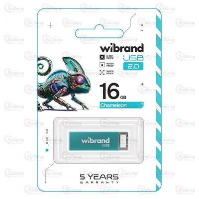 Флешка-Карта Пам'яті 2.0 16Gb Chameleon blue Wibrand 2