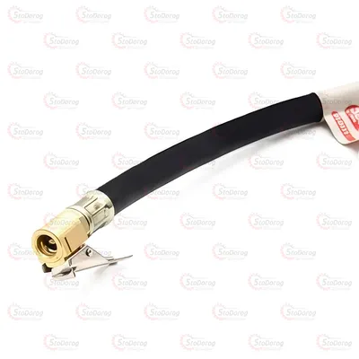 Шланг для пістолета підкачування 1/4 38см з наконечником євро Intertool PT-0511 2