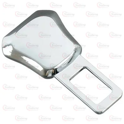 Заглушка ременя безпеки Хром/шкіра Honda 2