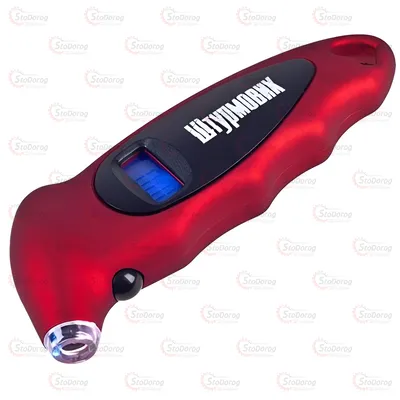 Манометр Штурмовик/AC-107/LCD дисплей/LED/psi-bar-кg/см2-kpa/0~7 2