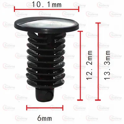 Кліпса Цвях GM Daewoo Chevrolet Saab Opel 2