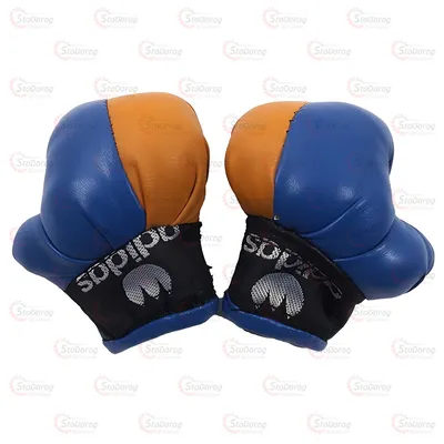 Перчатки Бокс На Дзеркало BOX Малі Синьо-Жовті Nike/Adidas