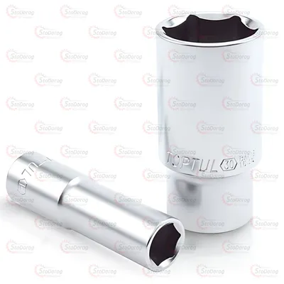 Головка шестигранна 1/2 10mm довга TOPTUL BAEE1610