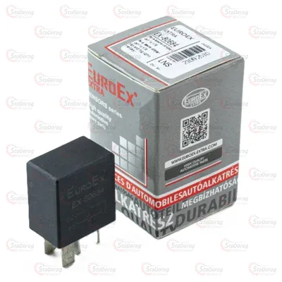 Реле 12V Lanos VW Audi 4к 16А вентилятор + світло) EuroEx EX-80684