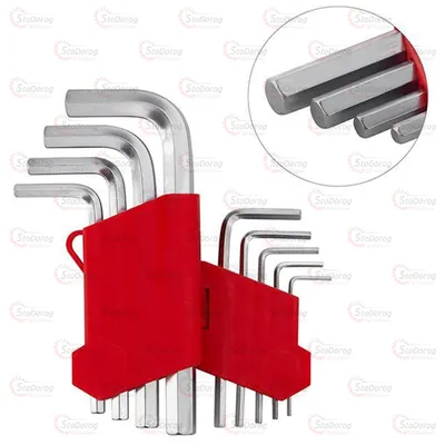 Набір шестигранн 1,5-10mm Intertool HT-0601