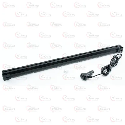 Страбоскоп LED додатковий прямокутний 740х40х45 5 секцій синій в прикурювач 2