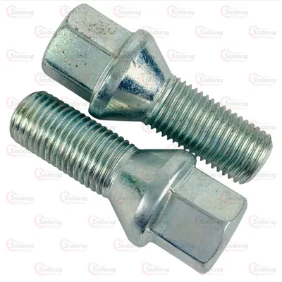 Болт Колісний M14x1,5x27 мм Конус Цинк ключ 17 2