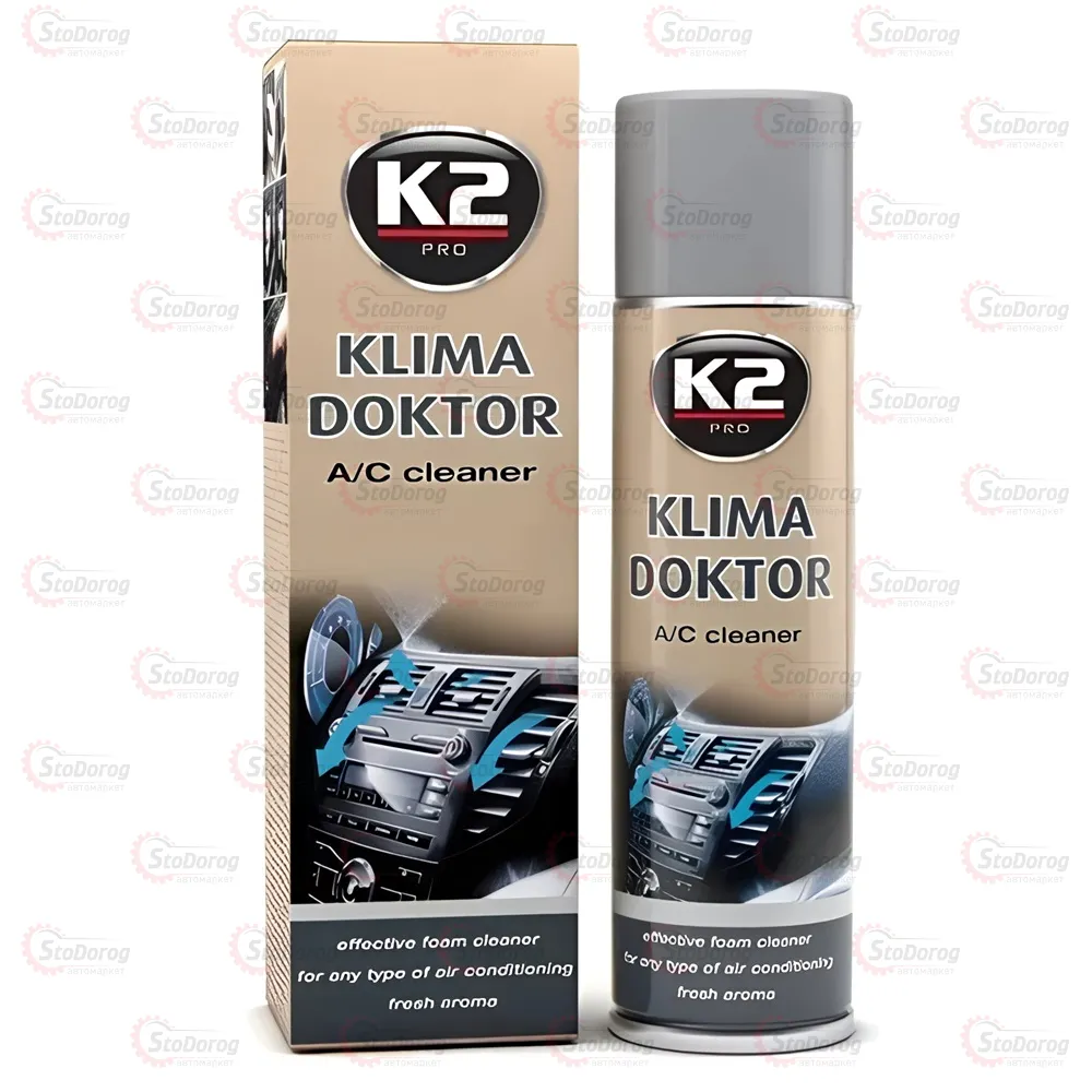Очищувач Автокондиціонера Спрей 500ml K2 Klima Doctor W100 бомбочка 