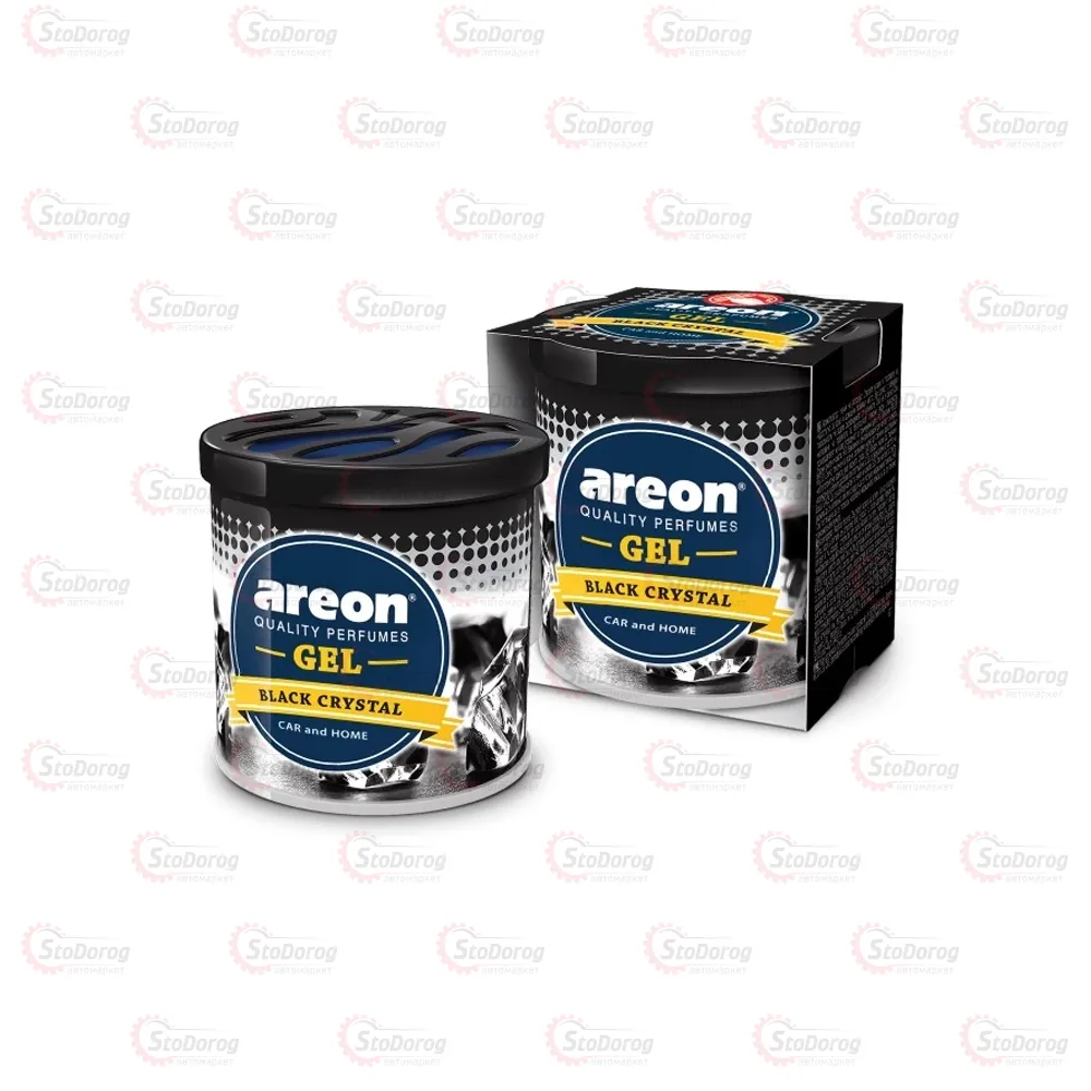 Ароматизатор - Areon GEL - Black Crystal 